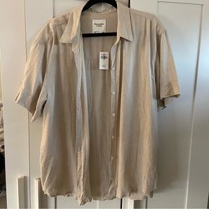 Abercrombie linen shirt NWT!